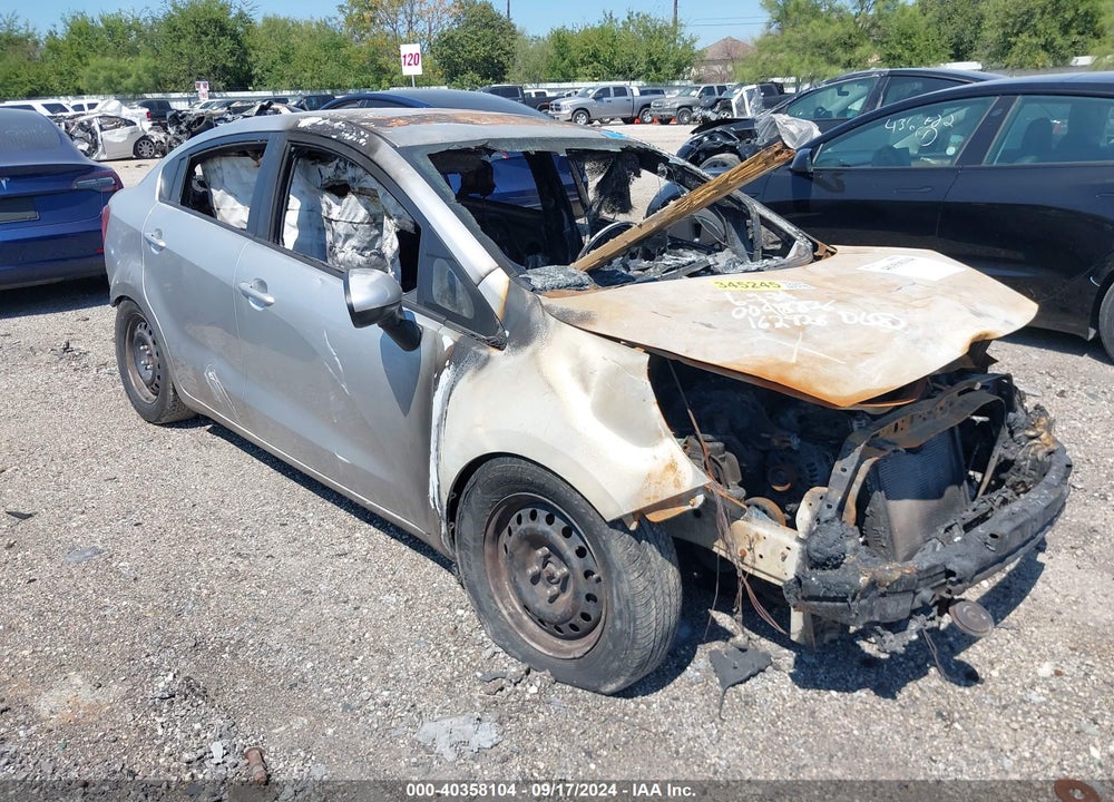 2013 KIA RIO LX VIN: KNADM4A39D6162926