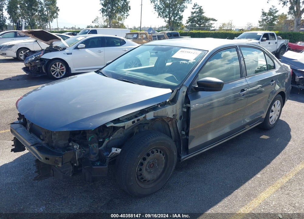 2015 VOLKSWAGEN JETTA 2.0L S VIN: 3VW2K7AJ5FM410234