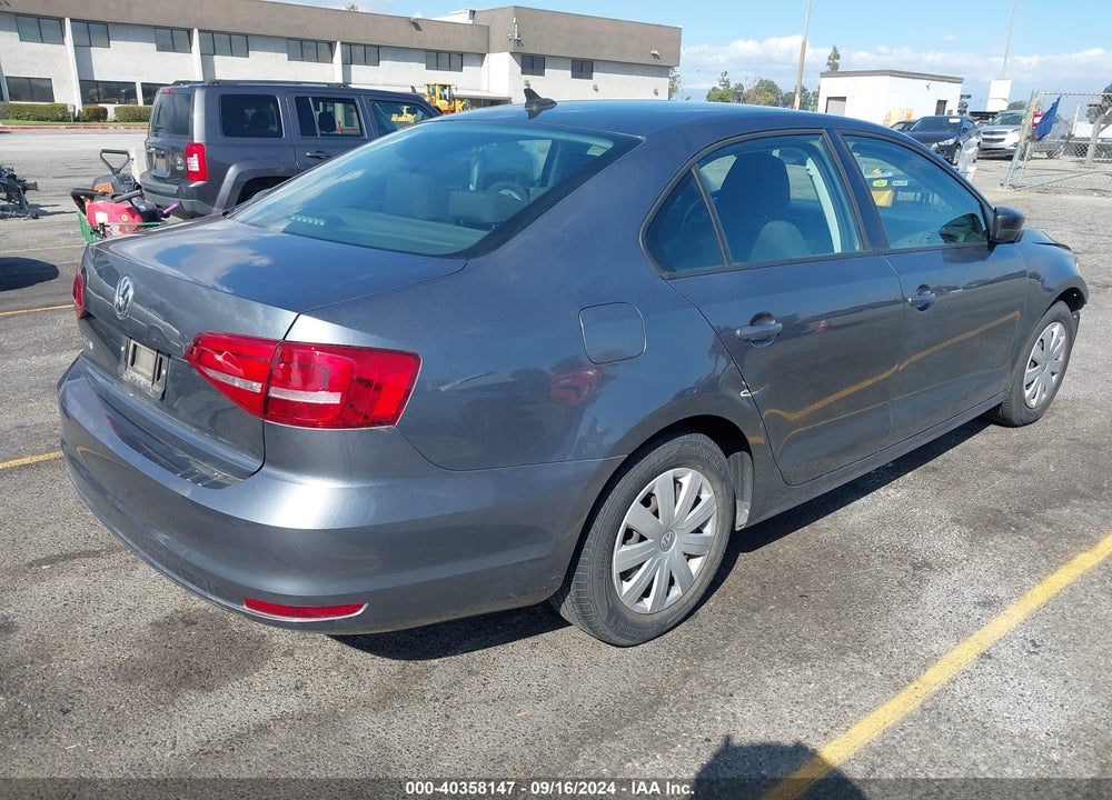 2015 VOLKSWAGEN JETTA 2.0L S VIN: 3VW2K7AJ5FM410234