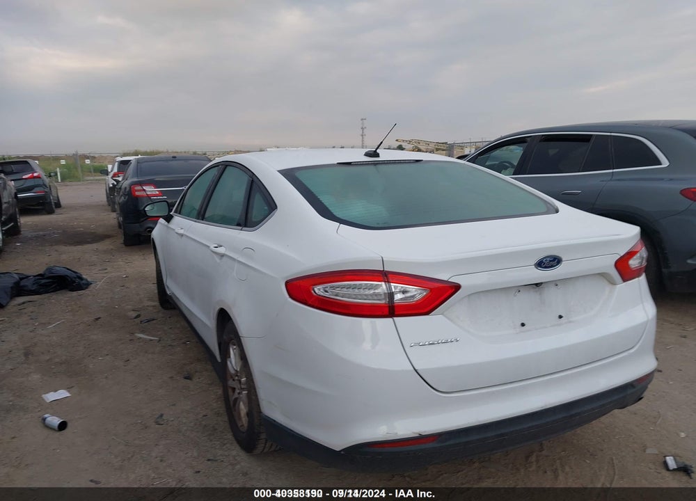 2016 FORD FUSION S VIN: 1FA6P0G76G5121322