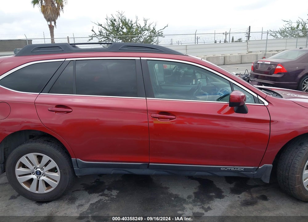2017 SUBARU OUTBACK 2.5I PREMIUM VIN: 4S4BSADC1H3200677