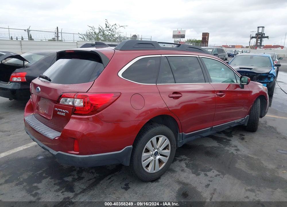 2017 SUBARU OUTBACK 2.5I PREMIUM VIN: 4S4BSADC1H3200677