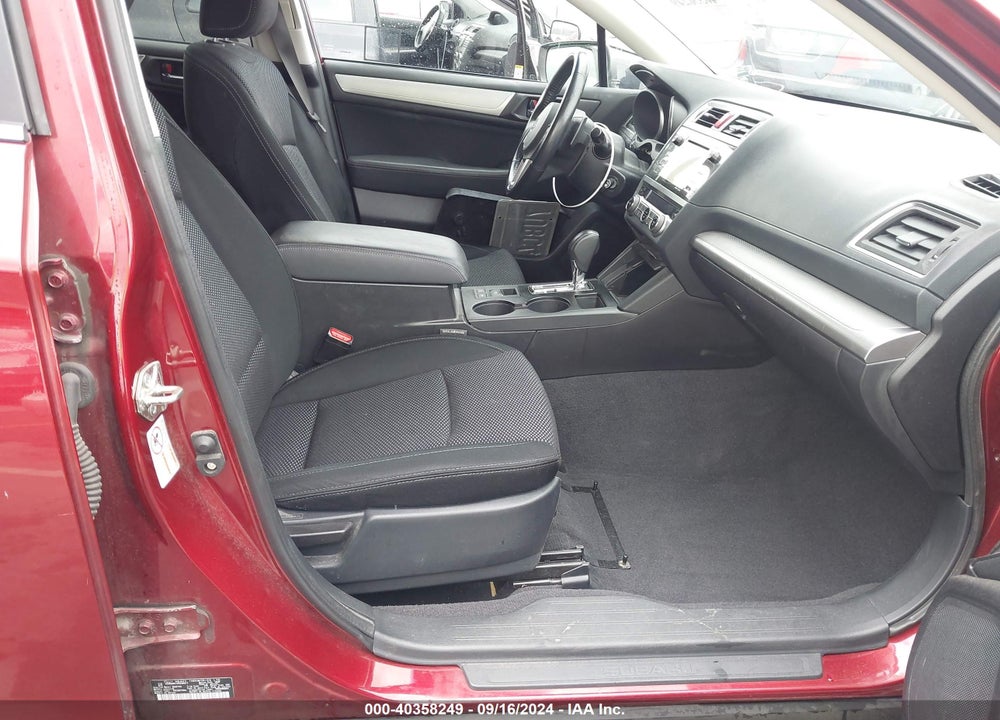 2017 SUBARU OUTBACK 2.5I PREMIUM VIN: 4S4BSADC1H3200677