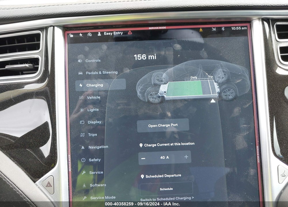 2013 TESLA MODEL S VIN: 5YJSA1CN2DFP27666