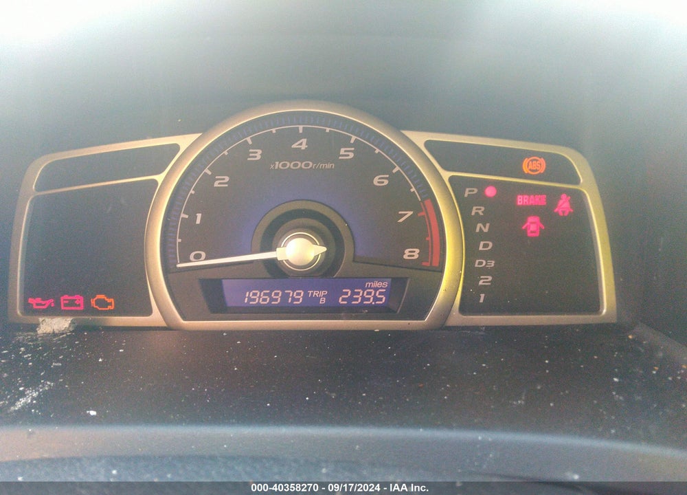 2009 HONDA CIVIC LX VIN: 19XFA16589E032425