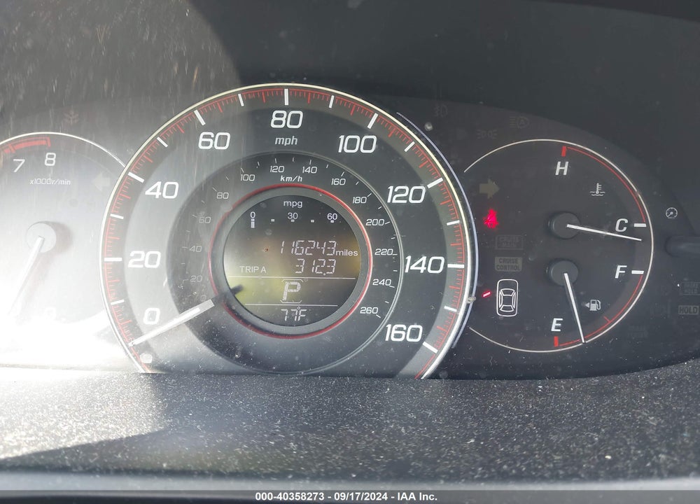 2013 HONDA ACCORD EX-L V-6 VIN: 1HGCT2B89DA012250