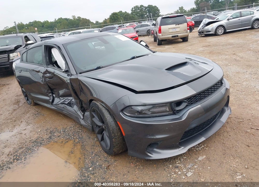 2019 DODGE CHARGER SCAT PACK VIN: 2C3CDXGJ8KH734154