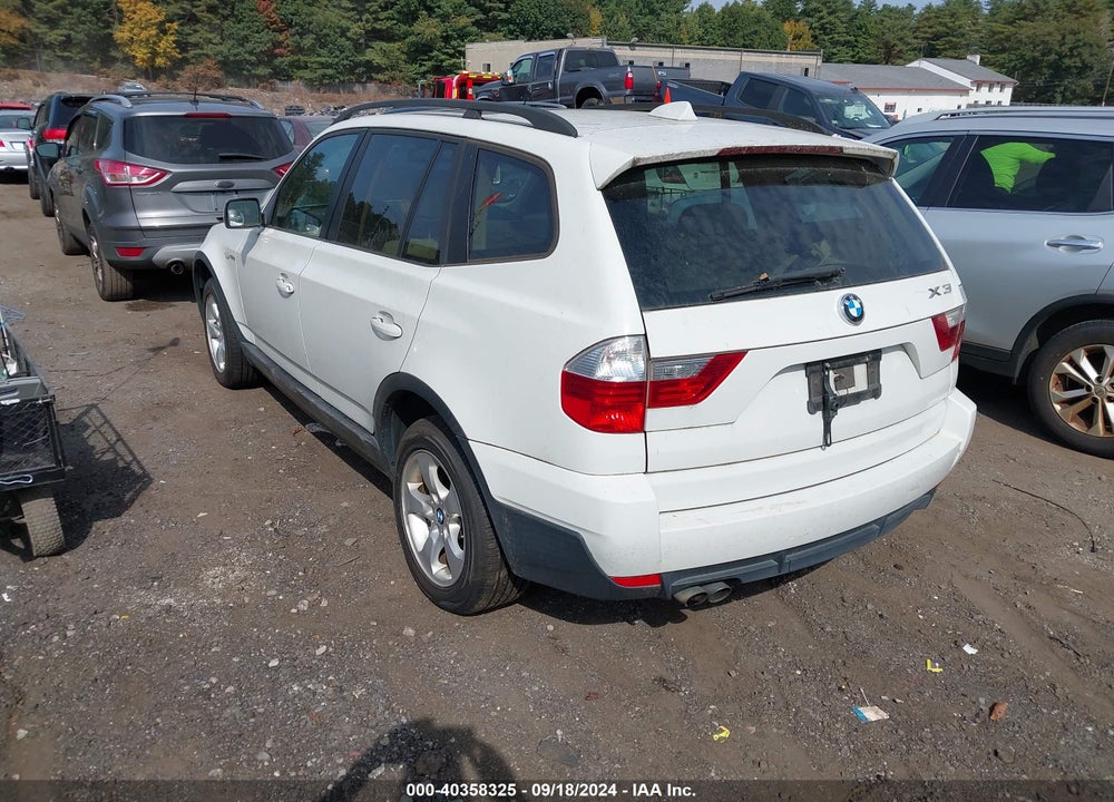 2008 BMW X3 3.0SI VIN: WBXPC93438WJ07211