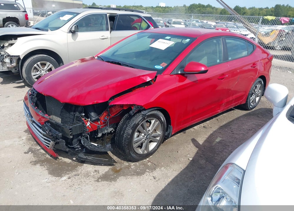 2018 HYUNDAI ELANTRA SEL VIN: 5NPD84LF0JH311482