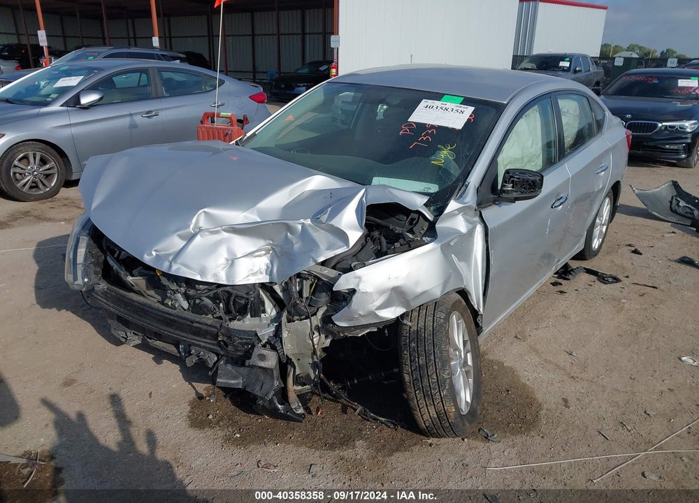 2019 NISSAN SENTRA SV VIN: 3N1AB7APXKY257634