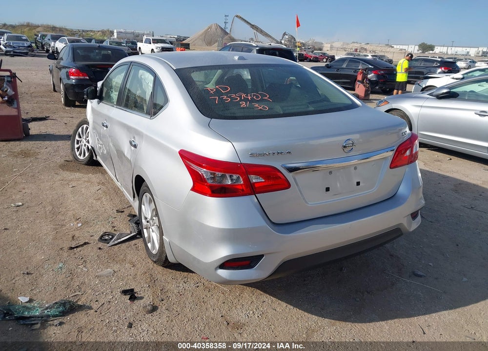 2019 NISSAN SENTRA SV VIN: 3N1AB7APXKY257634