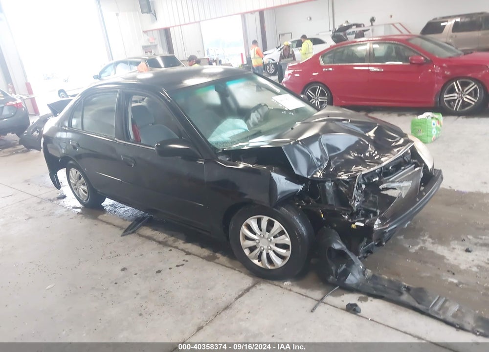 2002 HONDA CIVIC LX VIN: 2HGES16562H603835