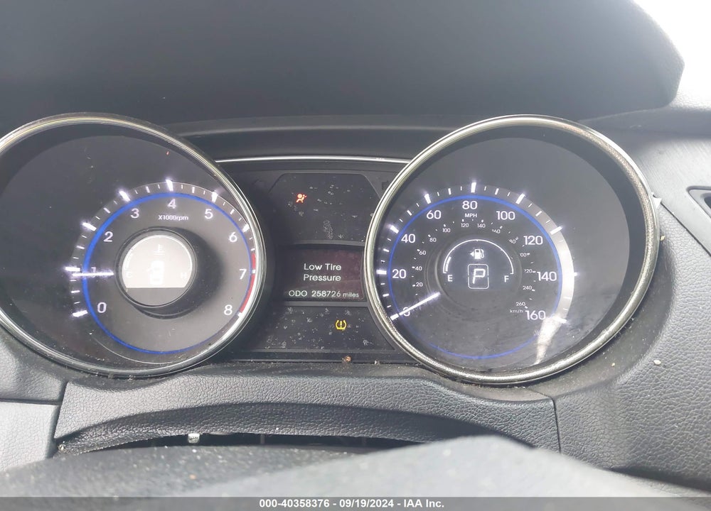 2011 HYUNDAI SONATA GLS VIN: 5NPEB4AC9BH111345