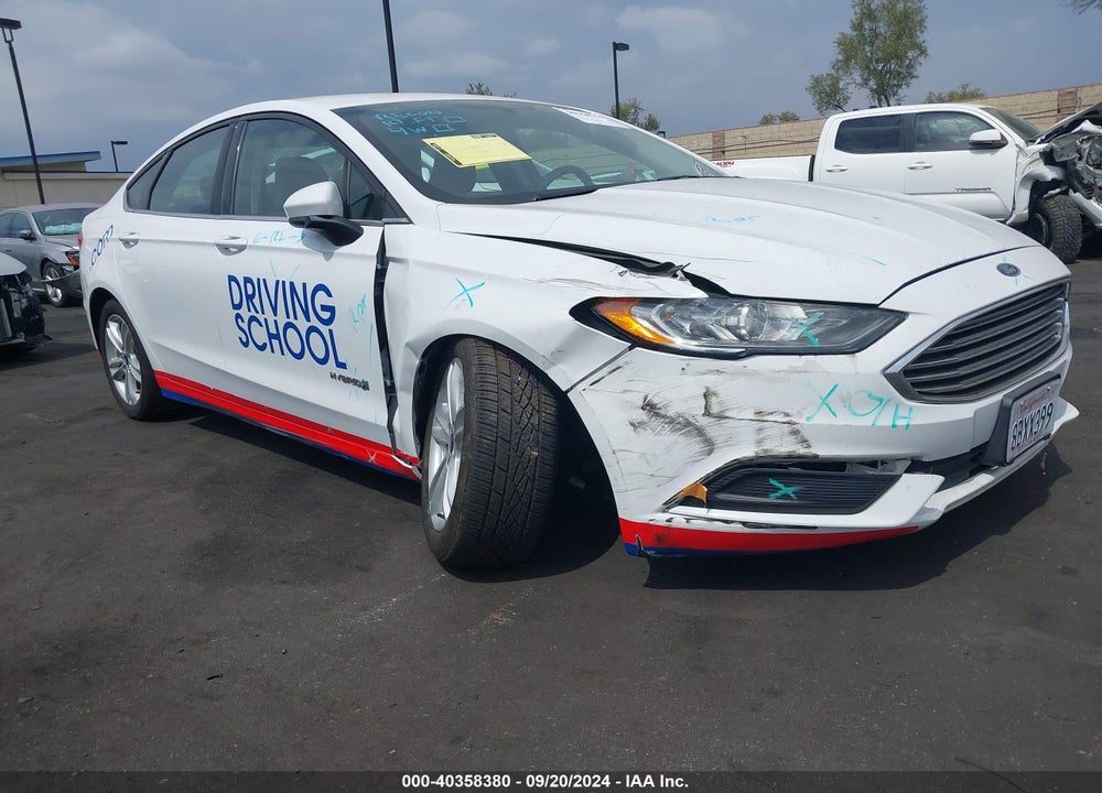 2018 FORD FUSION HYBRID S VIN: 3FA6P0UU1JR154470