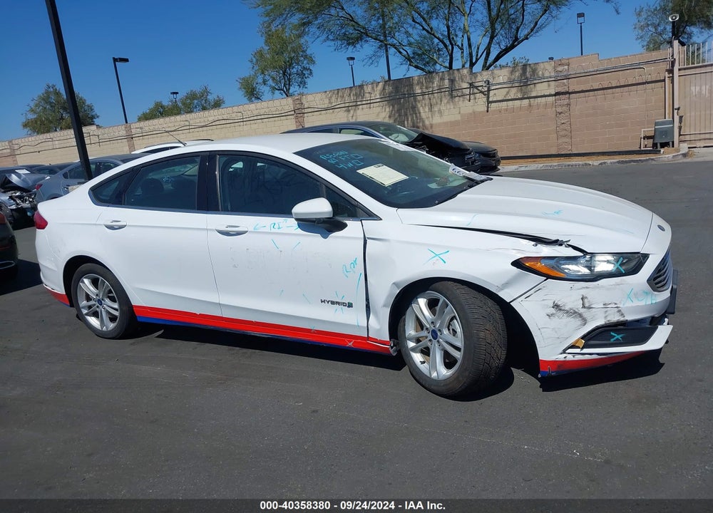 2018 FORD FUSION HYBRID S VIN: 3FA6P0UU1JR154470