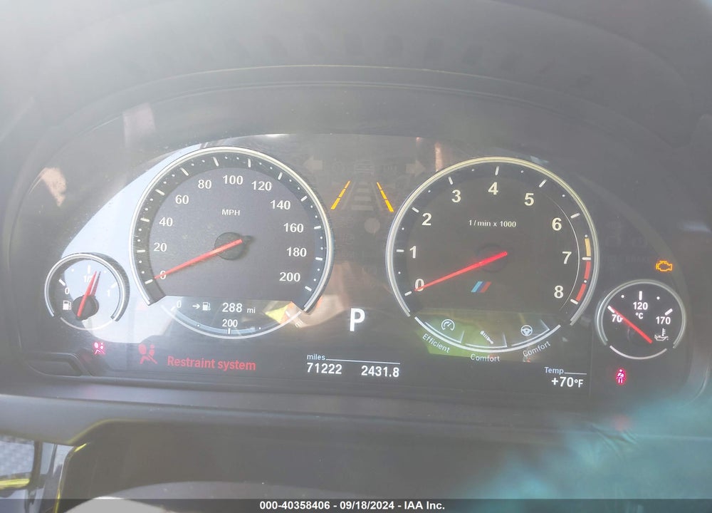 2016 BMW X5 M VIN: 5YMKT6C57G0R79009