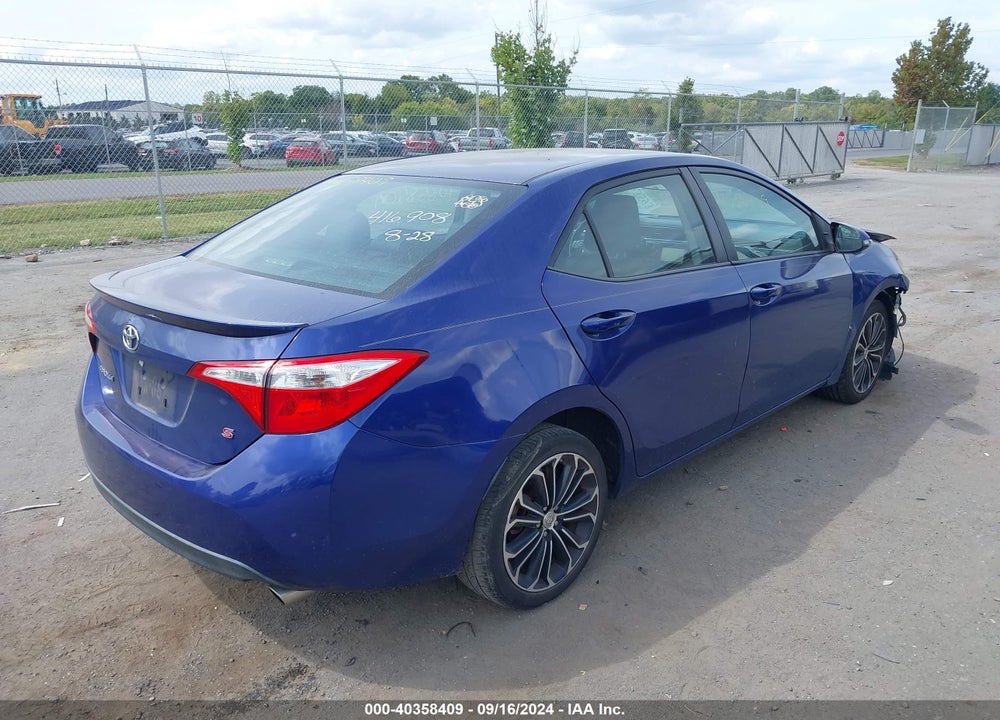 2014 TOYOTA COROLLA S PLUS VIN: 2T1BURHE3EC002470