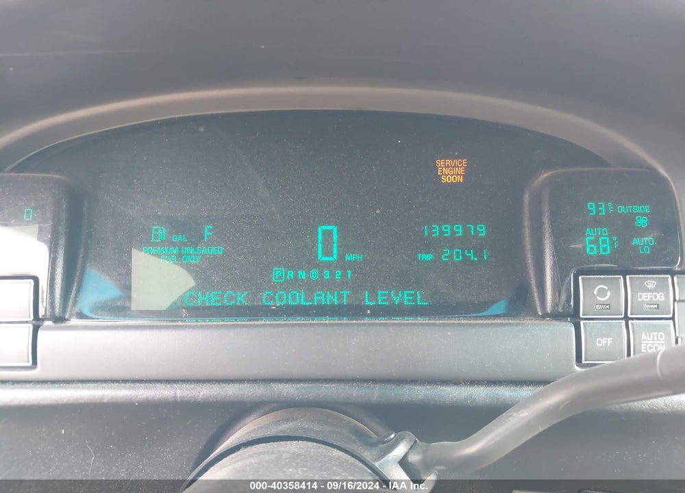 1999 CADILLAC DEVILLE STANDARD VIN: 1G6KD54Y7XU741004