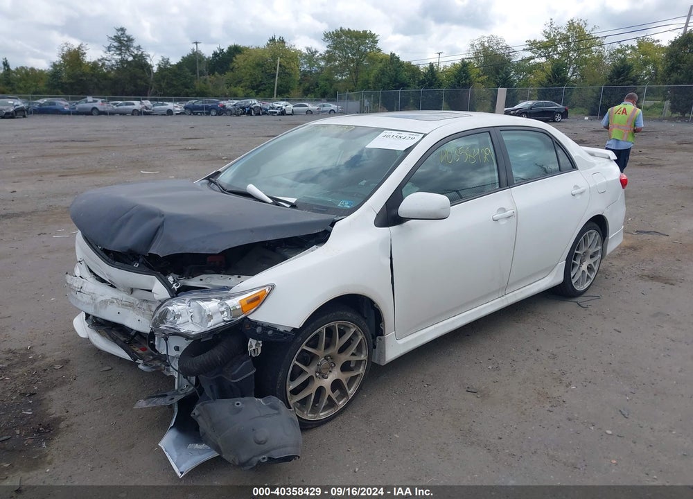 2013 TOYOTA COROLLA S VIN: 2T1BU4EE0DC960343
