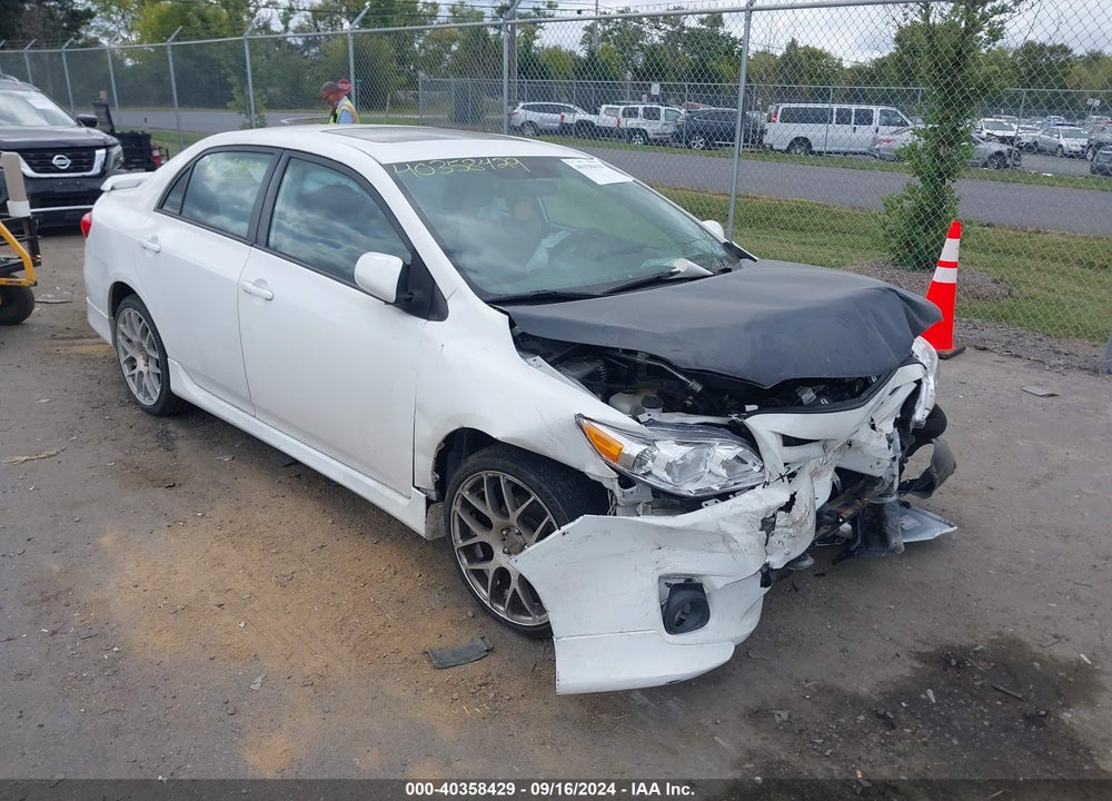 2013 TOYOTA COROLLA S VIN: 2T1BU4EE0DC960343