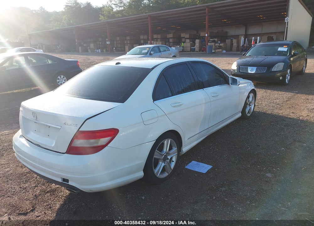 2010 MERCEDES-BENZ C 300 LUXURY 4MATIC/SPORT 4MATIC VIN: WDDGF8BB5AF453710