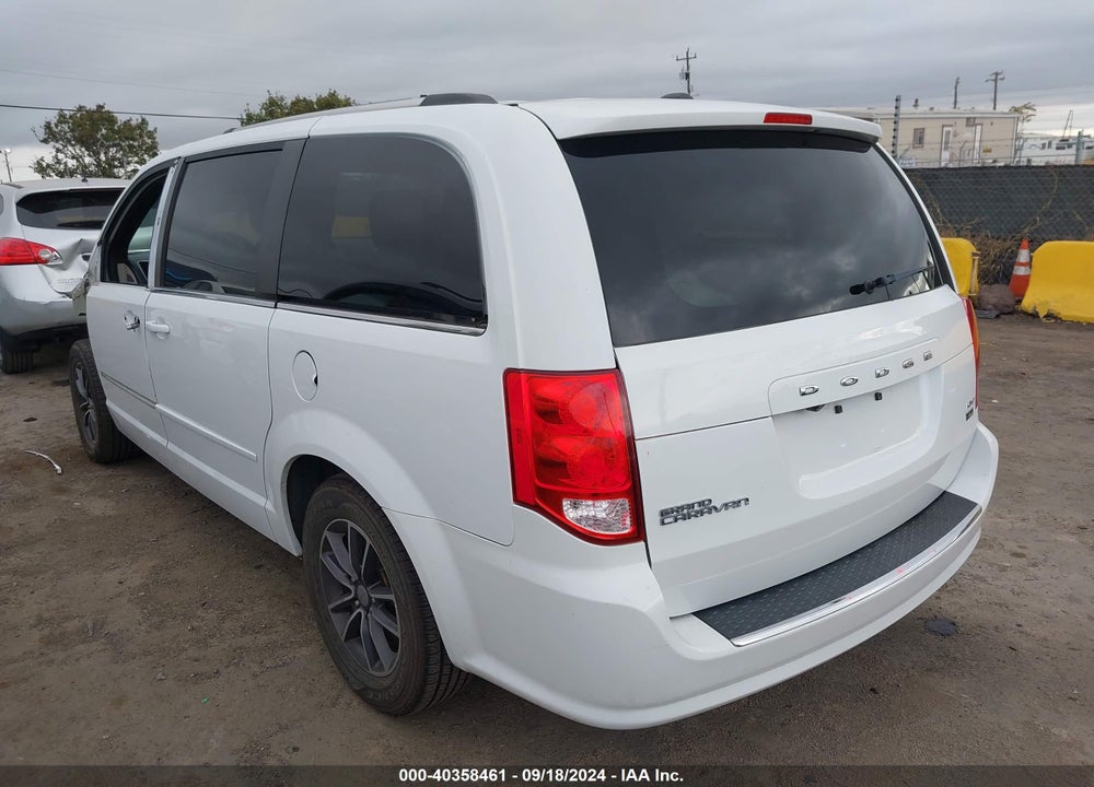 2017 DODGE GRAND CARAVAN SXT VIN: 2C4RDGCGXHR735650
