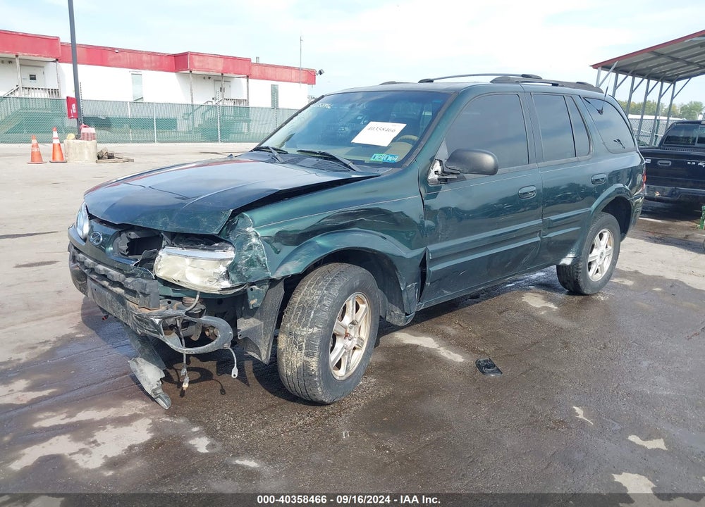 2002 OLDSMOBILE BRAVADA VIN: 1GHDT13S822354197
