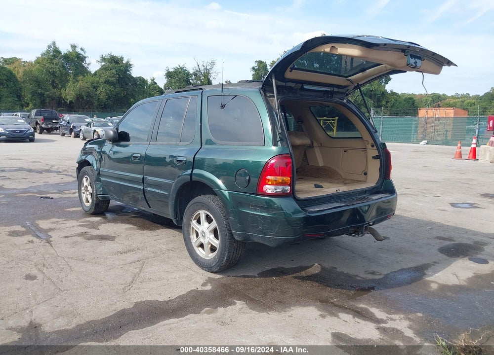 2002 OLDSMOBILE BRAVADA VIN: 1GHDT13S822354197