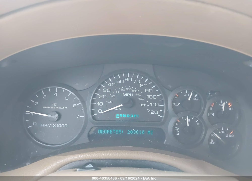 2002 OLDSMOBILE BRAVADA VIN: 1GHDT13S822354197