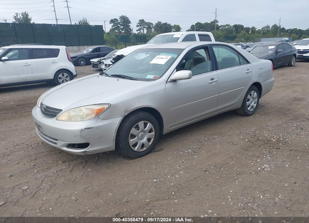 2004 TOYOTA CAMRY LE VIN: 4T1BE32K84U859972