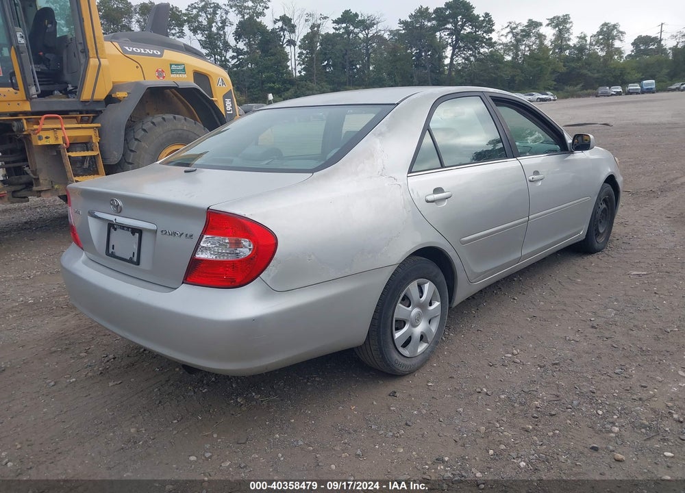 2004 TOYOTA CAMRY LE VIN: 4T1BE32K84U859972