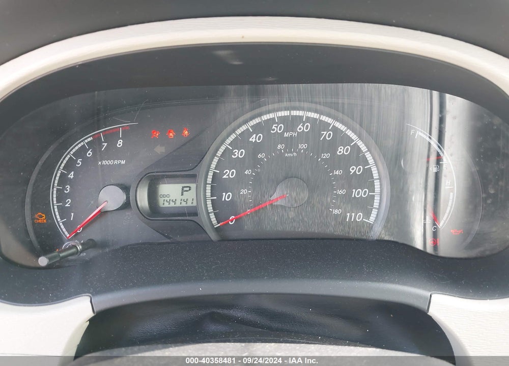 2013 TOYOTA SIENNA LE V6 8 PASSENGER VIN: 5TDKK3DC0DS363765