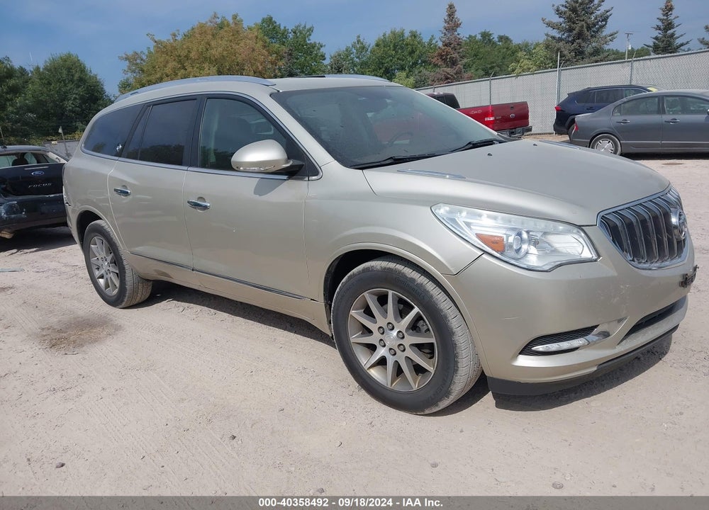 2014 BUICK ENCLAVE LEATHER VIN: 5GAKVBKD9EJ224358