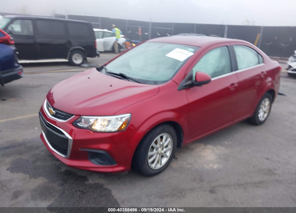 2018 CHEVROLET SONIC LT AUTO VIN: 1G1JD5SH4J4139558