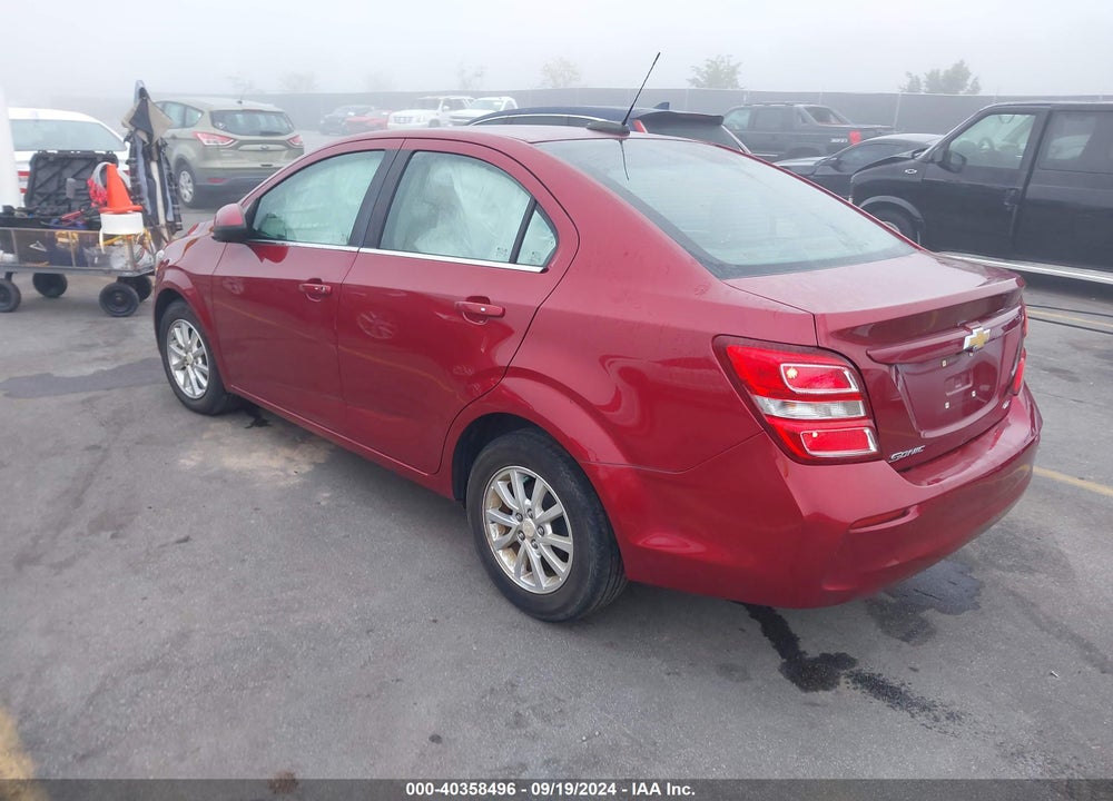 2018 CHEVROLET SONIC LT AUTO VIN: 1G1JD5SH4J4139558