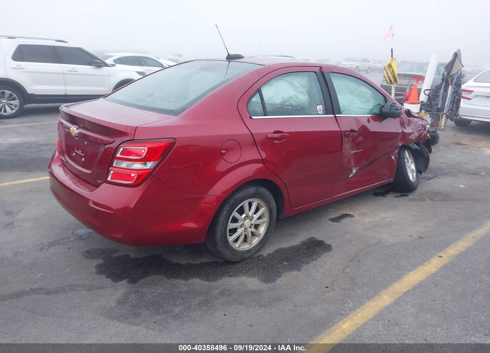 2018 CHEVROLET SONIC LT AUTO VIN: 1G1JD5SH4J4139558