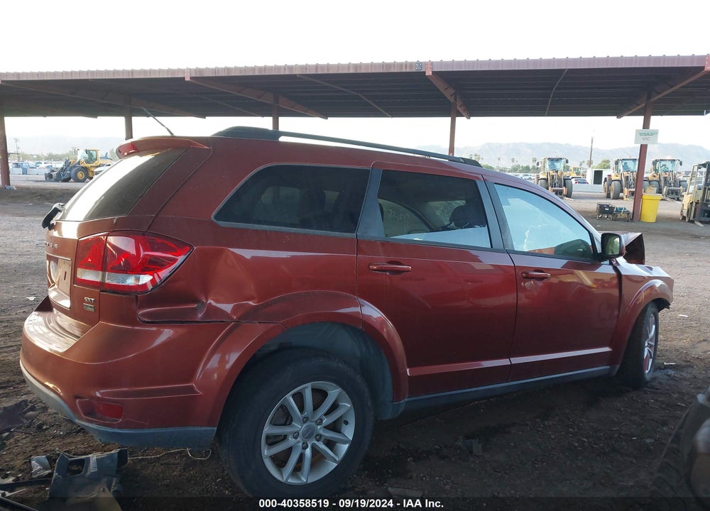 2013 DODGE JOURNEY SXT VIN: 3C4PDCBG6DT682390