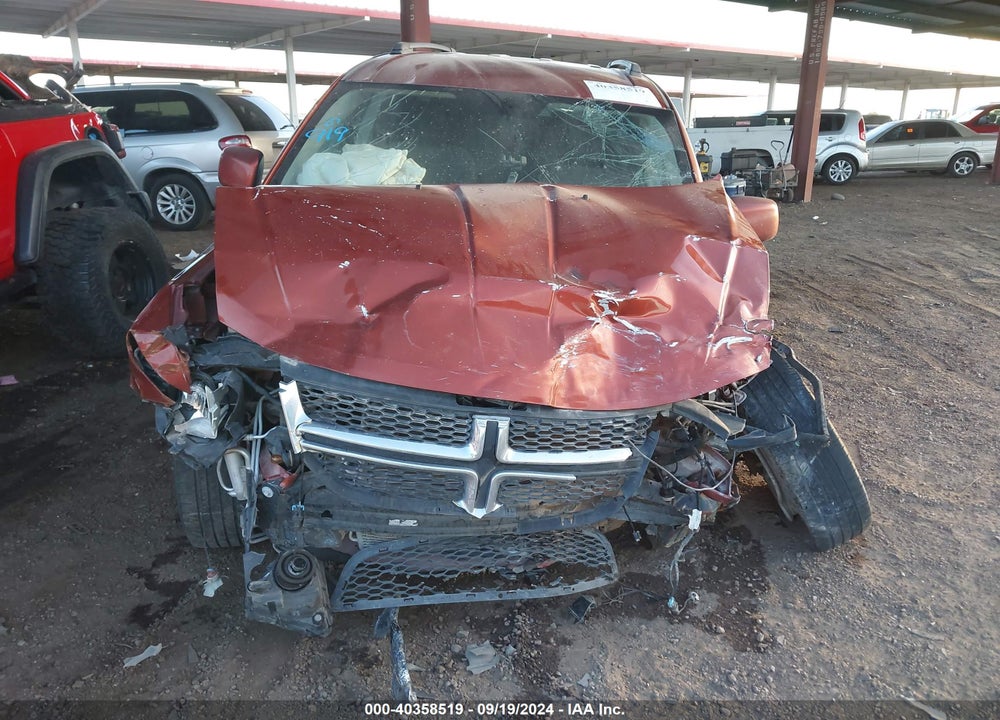 2013 DODGE JOURNEY SXT VIN: 3C4PDCBG6DT682390