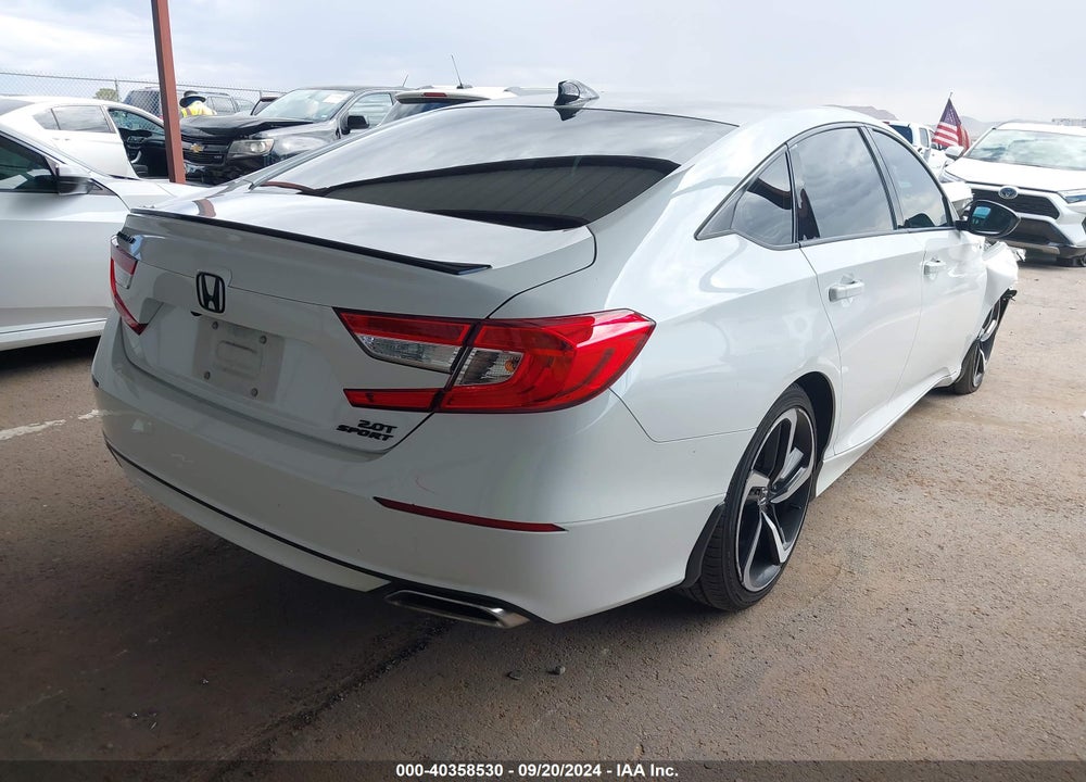 2022 HONDA ACCORD SPORT 2.0T VIN: 1HGCV2F34NA006768