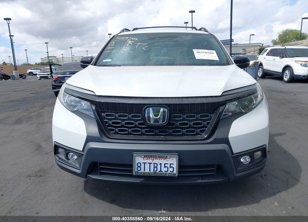 2021 HONDA PASSPORT 2WD EX-L VIN: 5FNYF7H55MB000755