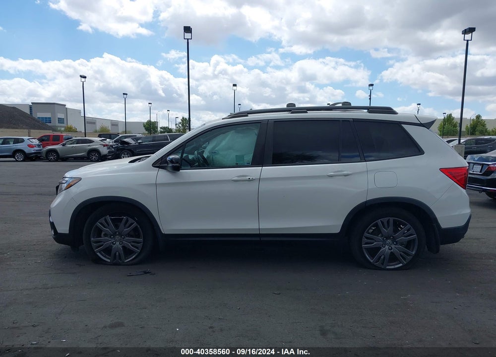 2021 HONDA PASSPORT 2WD EX-L VIN: 5FNYF7H55MB000755