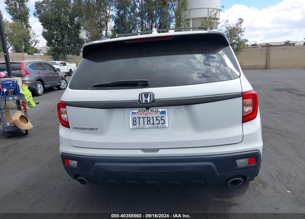 2021 HONDA PASSPORT 2WD EX-L VIN: 5FNYF7H55MB000755