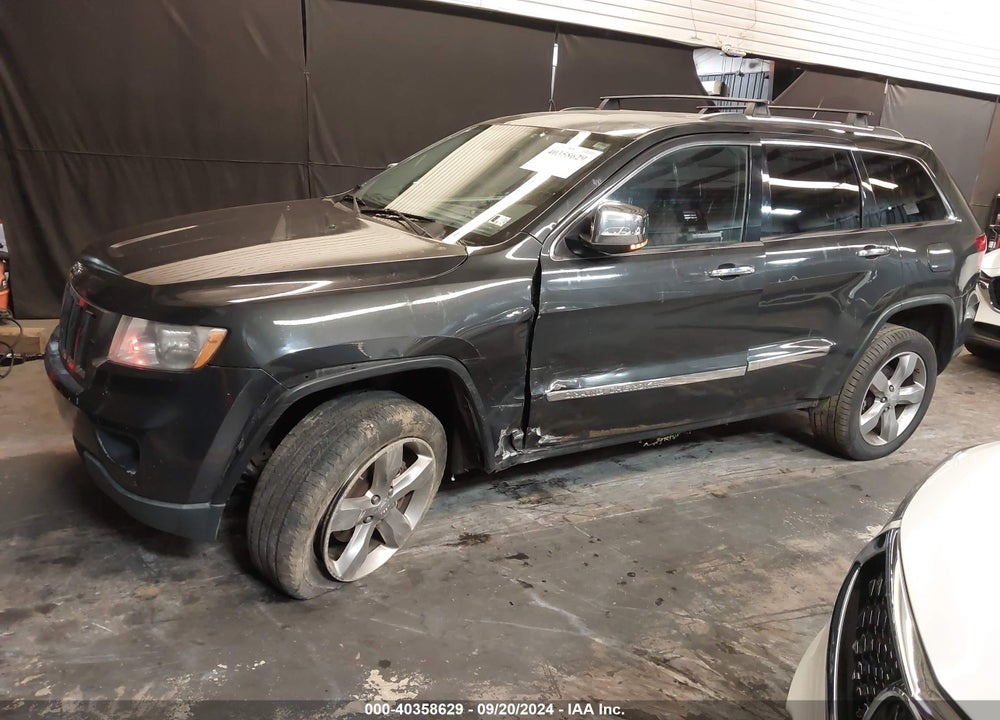 2011 JEEP GRAND CHEROKEE OVERLAND VIN: 1J4RR6GG9BC744159