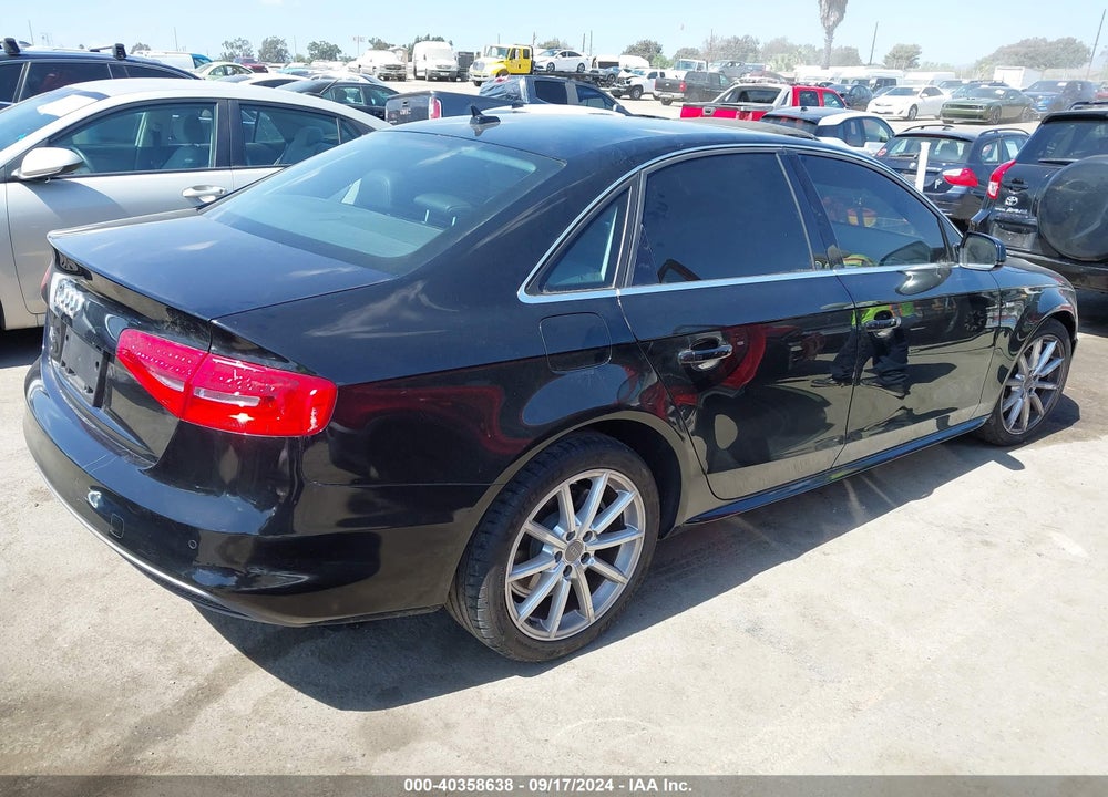 2015 AUDI A4 2.0T PREMIUM VIN: WAUEFAFL6FN016188