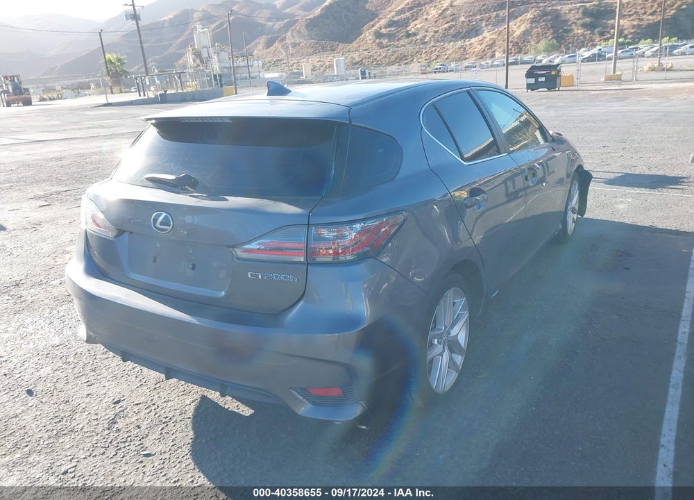 2017 LEXUS CT 200H VIN: JTHKD5BH8H2293626