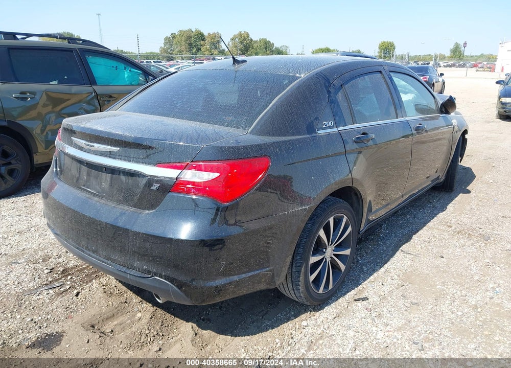 2011 CHRYSLER 200 S VIN: 1C3BC8FG8BN614792