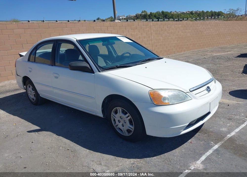 2002 HONDA CIVIC VIN: 2HGES16552H604295