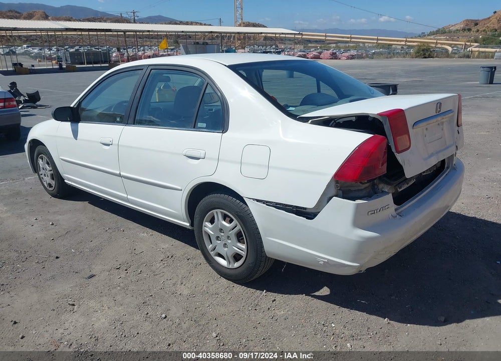 2002 HONDA CIVIC VIN: 2HGES16552H604295