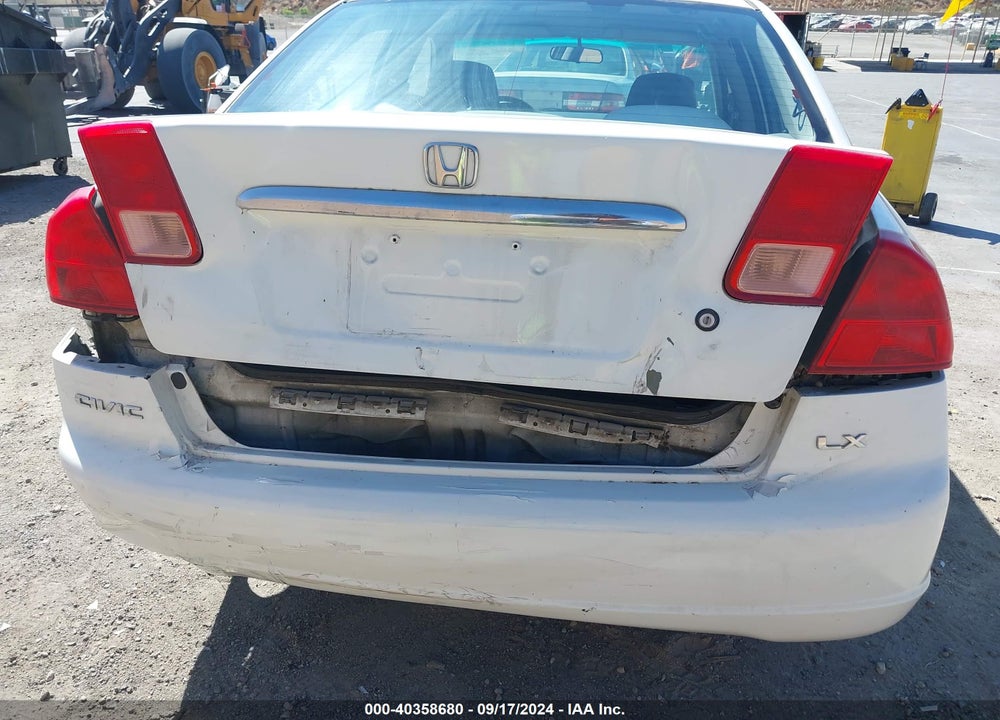 2002 HONDA CIVIC VIN: 2HGES16552H604295