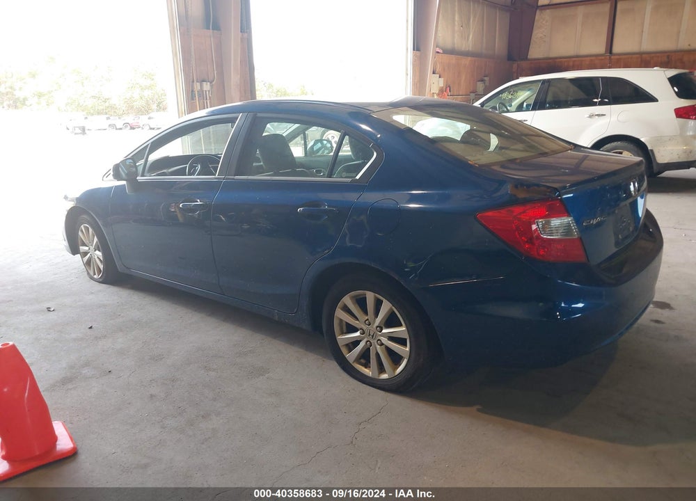 2012 HONDA CIVIC EX VIN: 19XFB2F87CE340822